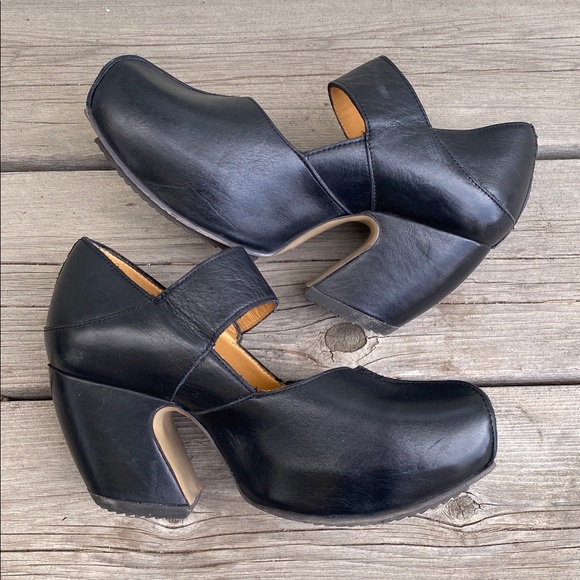 John Fluevog Leader Platform Mary Jane Heels Size 5.5 Black Worn Twice MSRP $499 - Picture 12 of 15